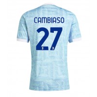 Juventus Andrea Cambiaso #27 Vonkajší futbalový dres 2025-26 Krátky Rukáv